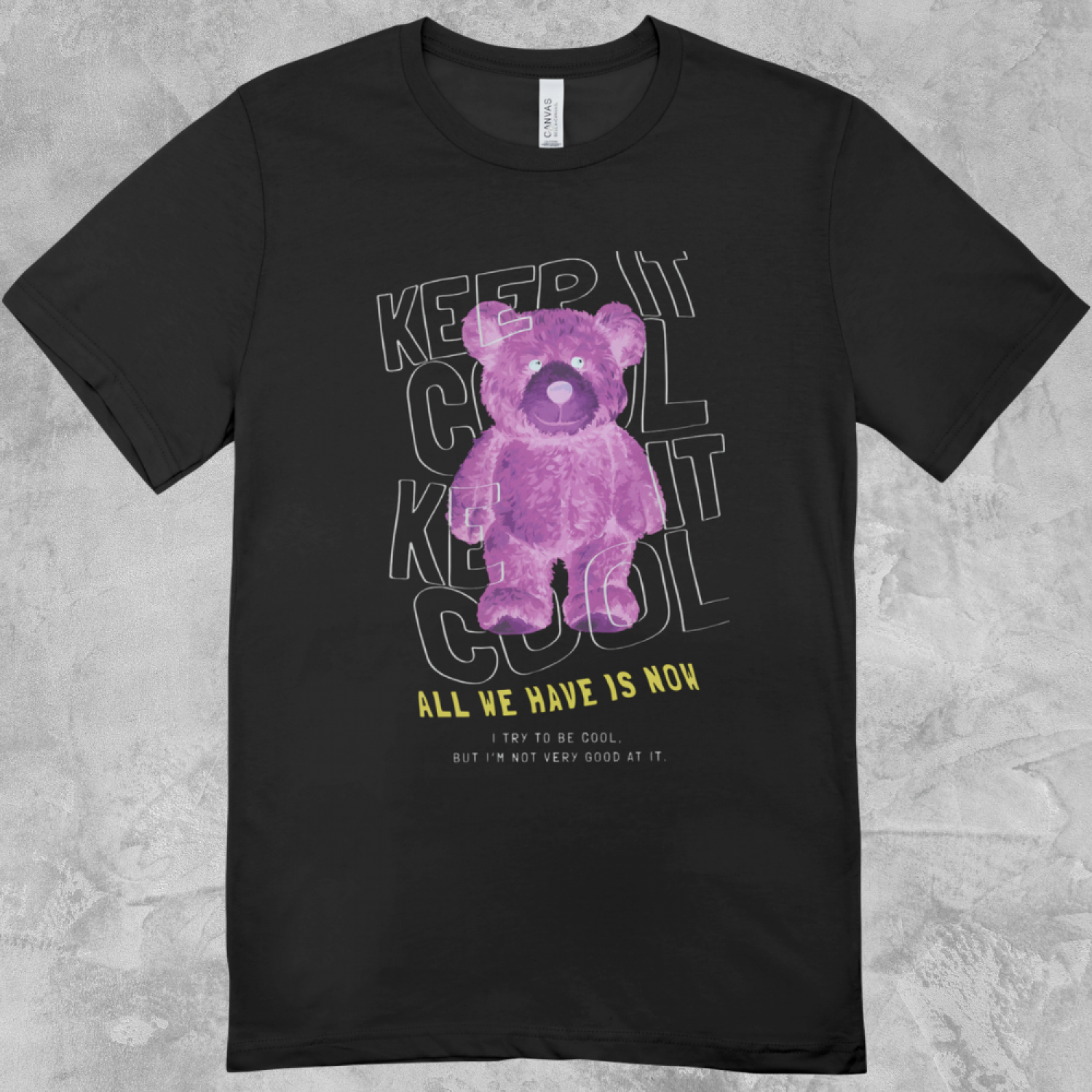Kaos Distro Pria Wanita Bear 02